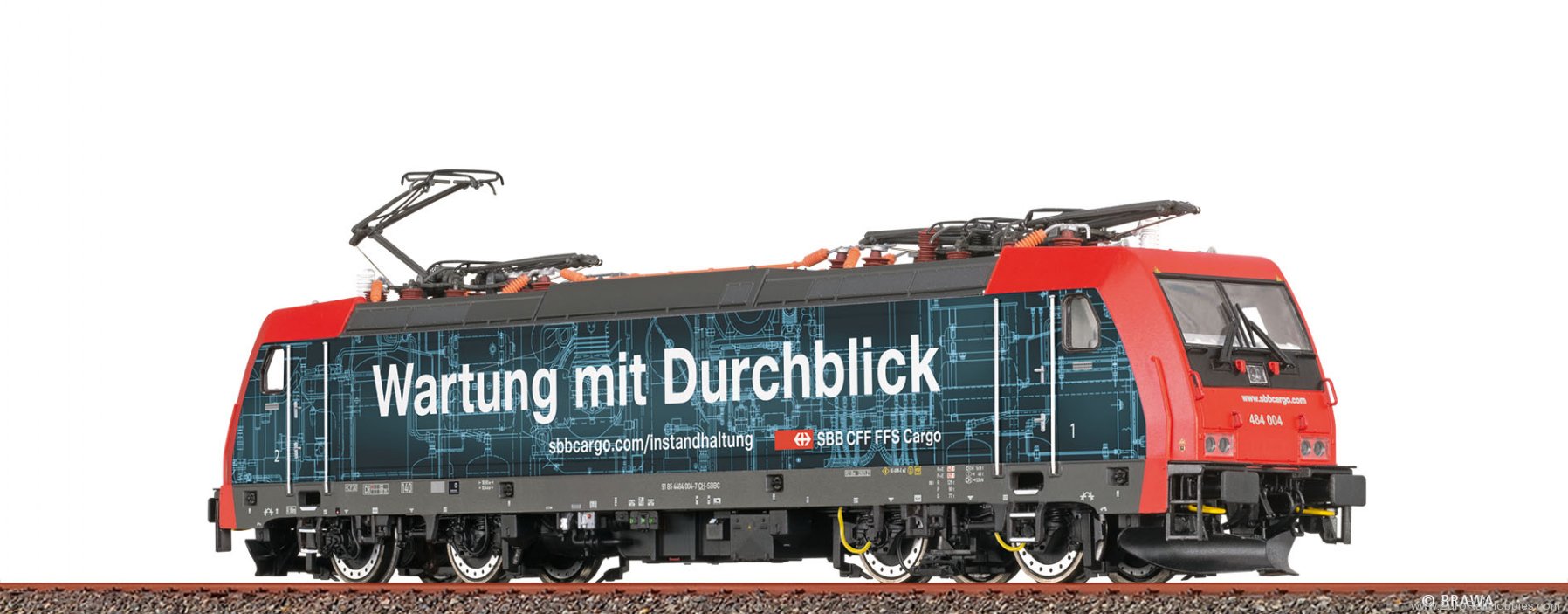 Brawa 43856 BRAWA SBB Cargo TRAXX Electric Locomotive BR 