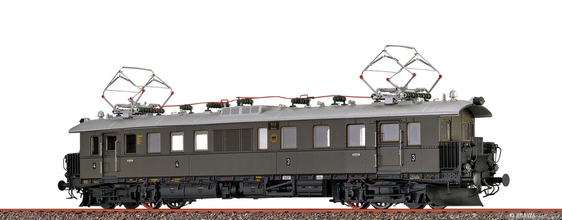 Brawa 44158 BRAWA DRG Electric Railcar elT 517 ('RÃ¼bezah