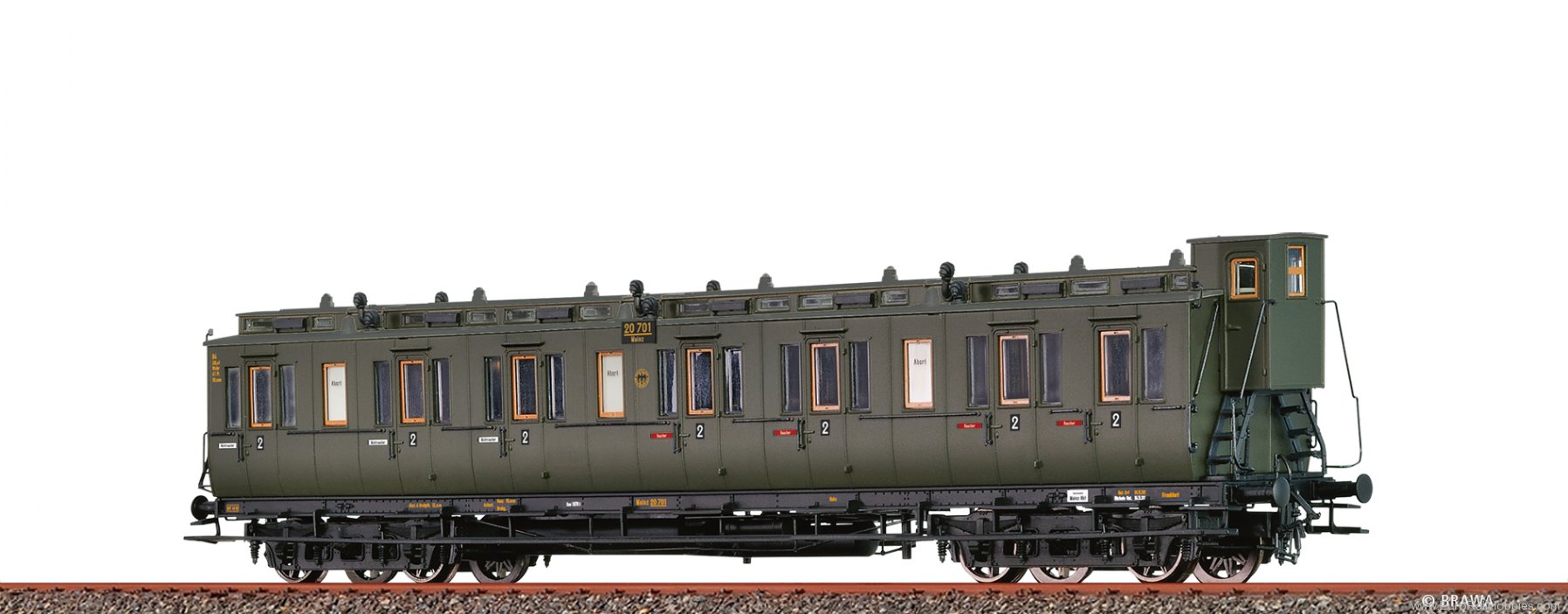 Brawa 45270 BRAWA DRG Compartment Coach B4
