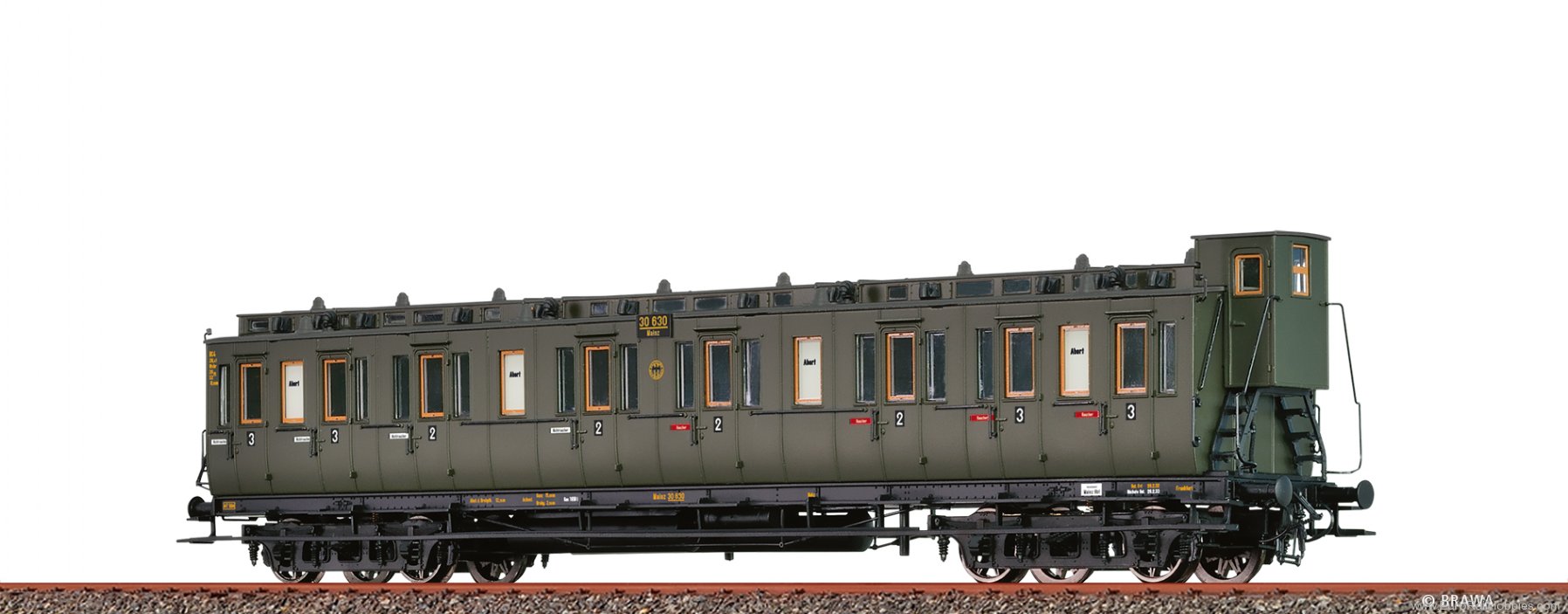 Brawa 45271 BRAWA DRG Compartment Coach BC4
