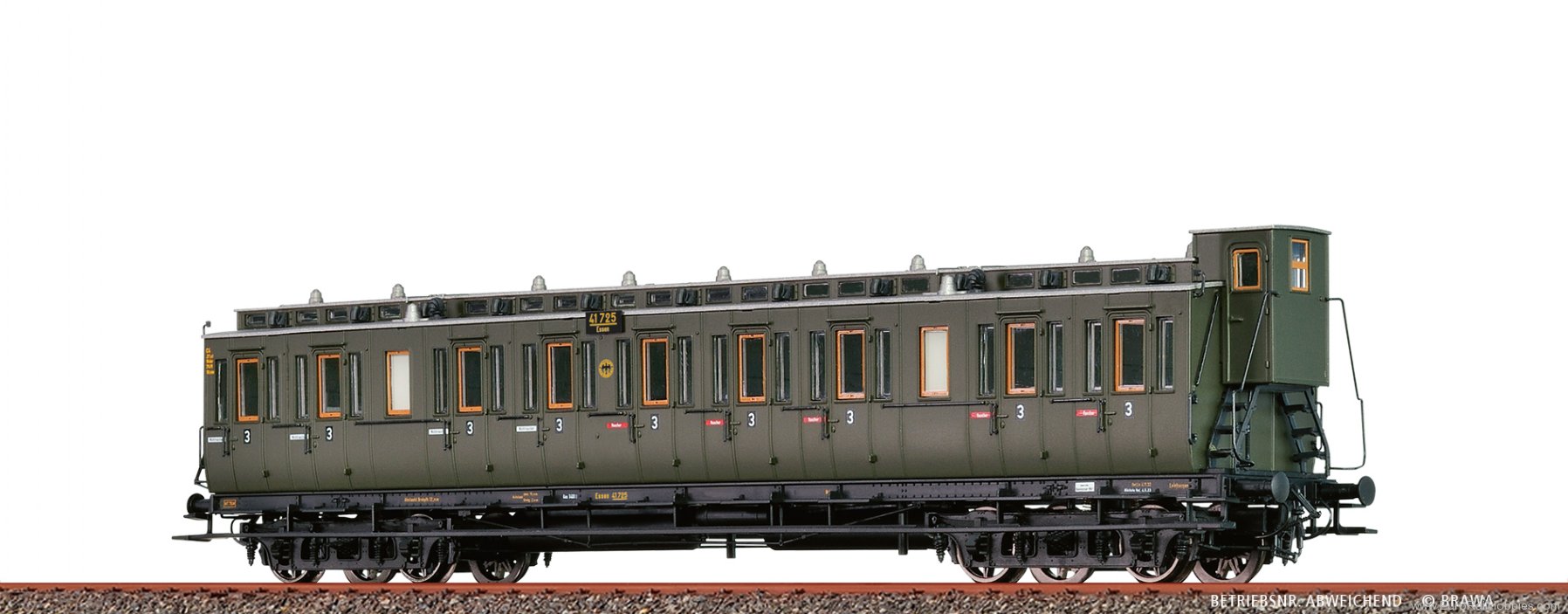Brawa 45272 BRAWA DRG Compartment Coach C4