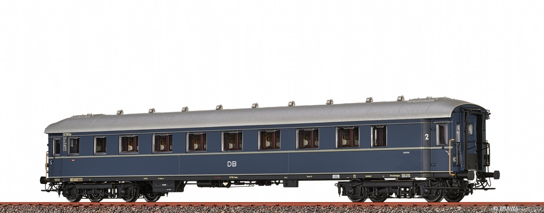 Brawa 46412 DB Express Train Coach B4Ã¼e-28/ 52 (Factor