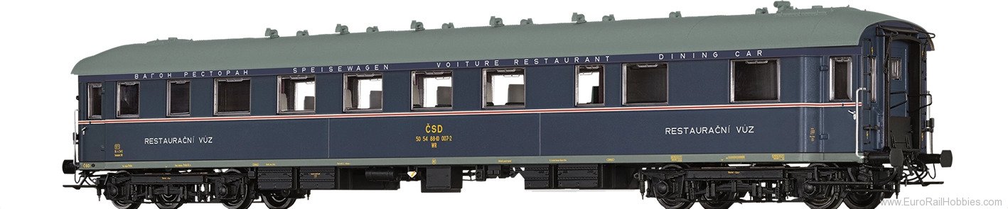 Brawa 46476 BRAWA CSD Dining Car WR