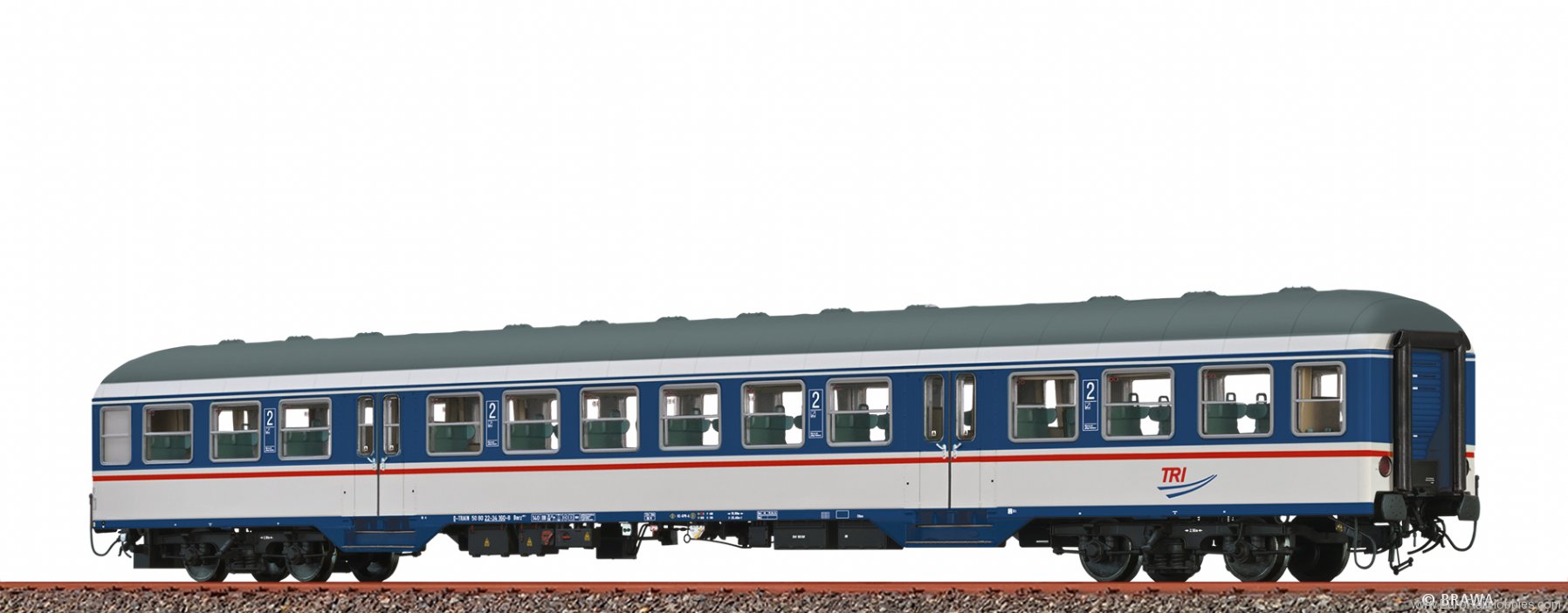 Brawa 46629 Passenger Coach Bnrz451.1 TRI