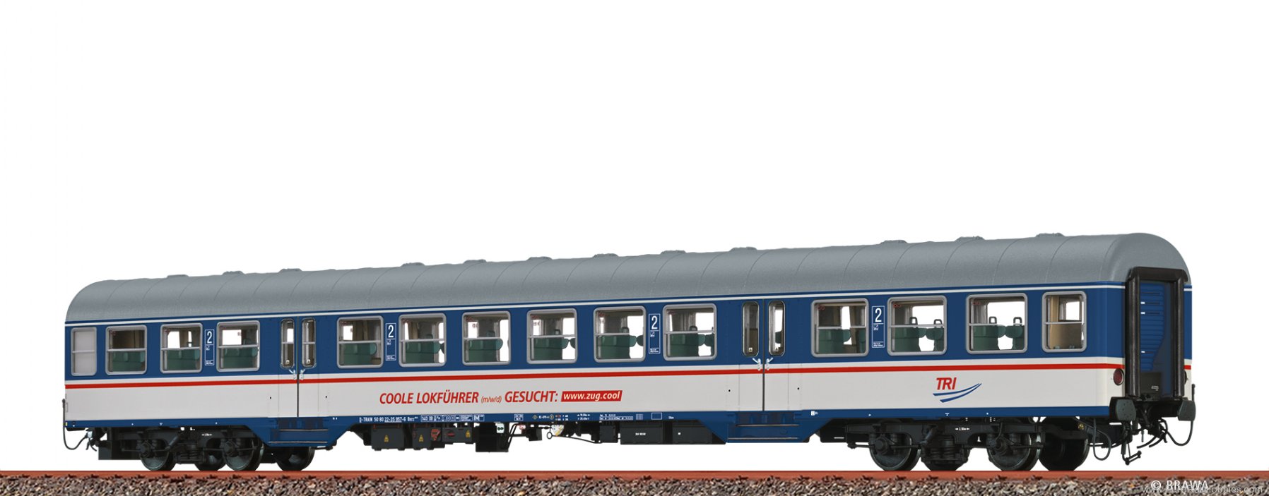 Brawa 46634 Passenger Coach Bnrz450.3 TRI