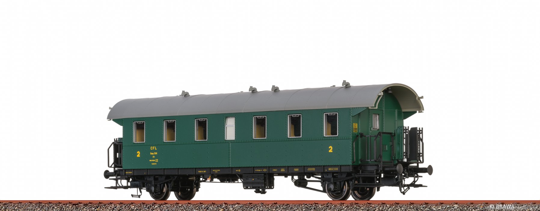 Brawa 46835 CFL Standard Corridor Coach B2mp (Built-in LE