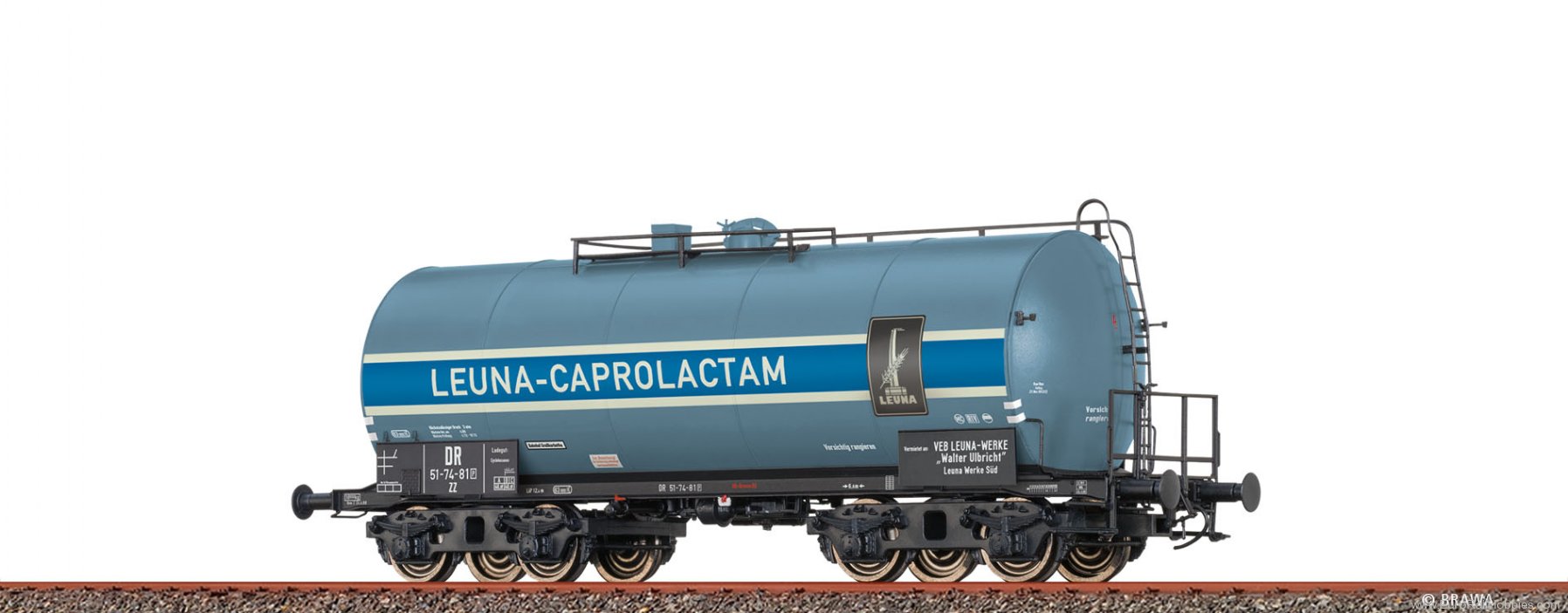 Brawa 49634 BRAWA DR Tank Car Uerdingen ZZ 'Leuna' 