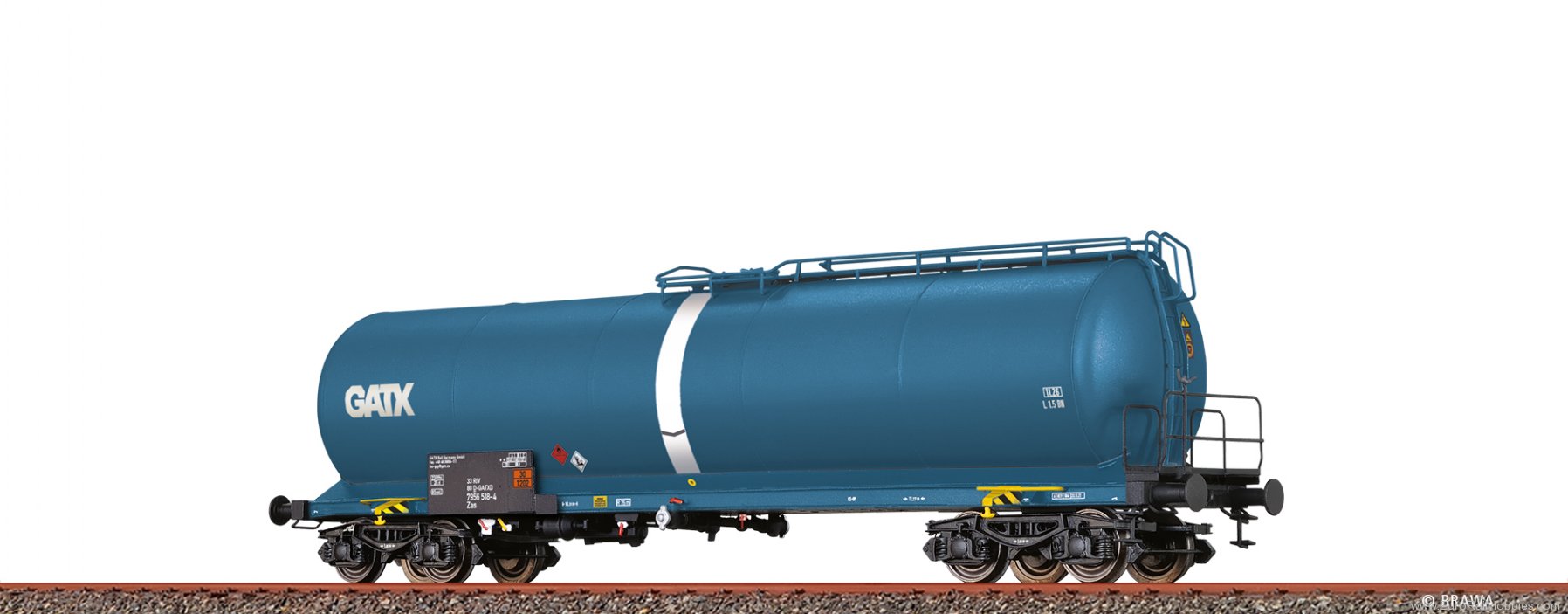 Brawa 50157 BRAWA GATX Tank Car 4-axle Zas