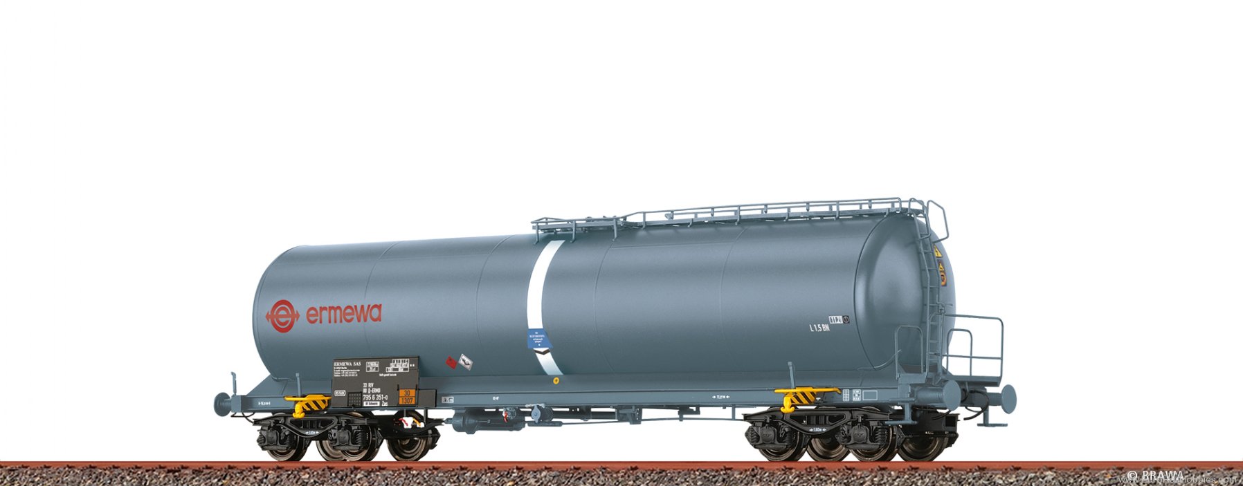 Brawa 50158 BRAWA Emewa Tank Car 4-axle Zas