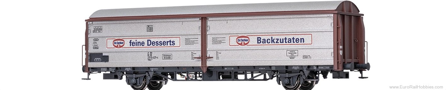 Brawa 50160 BRAWA Sliding Wall Car Hbis299 'Dr. Oetker' D