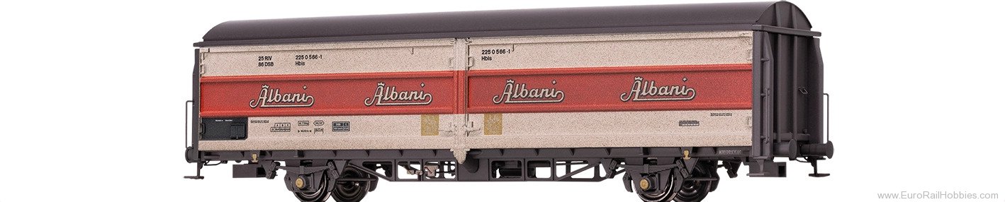 Brawa 50161 Sliding Wall Car Albani DSB