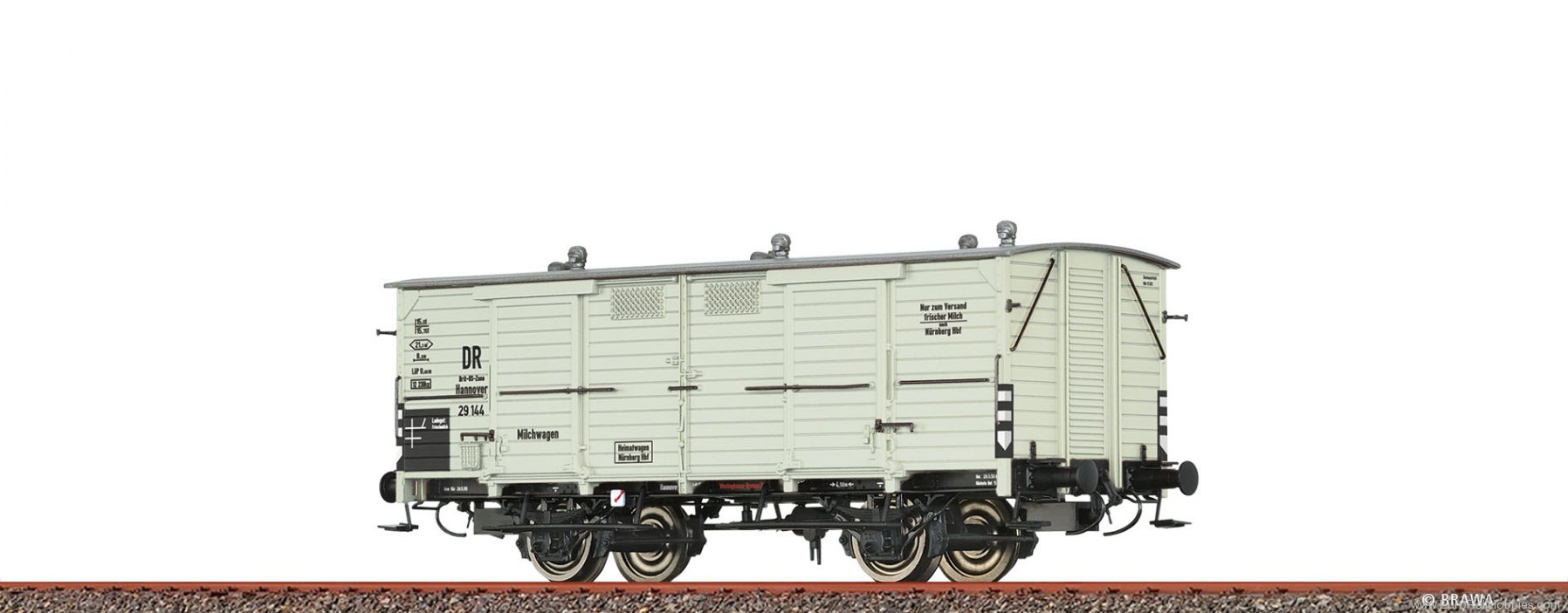 Brawa 50361 Milk Car Gh DR Brit-US-Zone