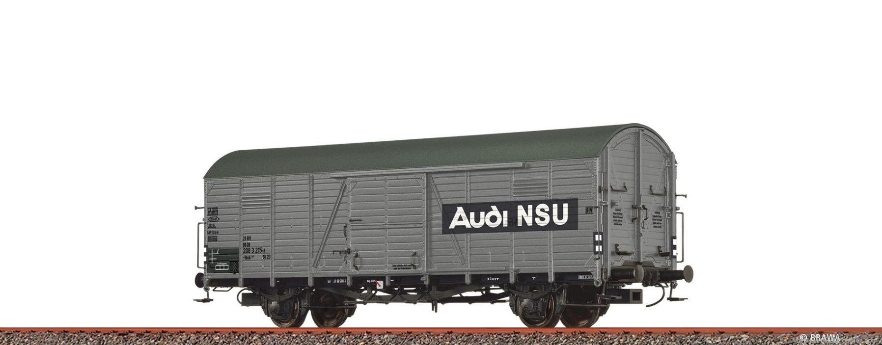 Brawa 50483 Covered Freight Car Hbck291 â€žAudi NSUâ€ DB