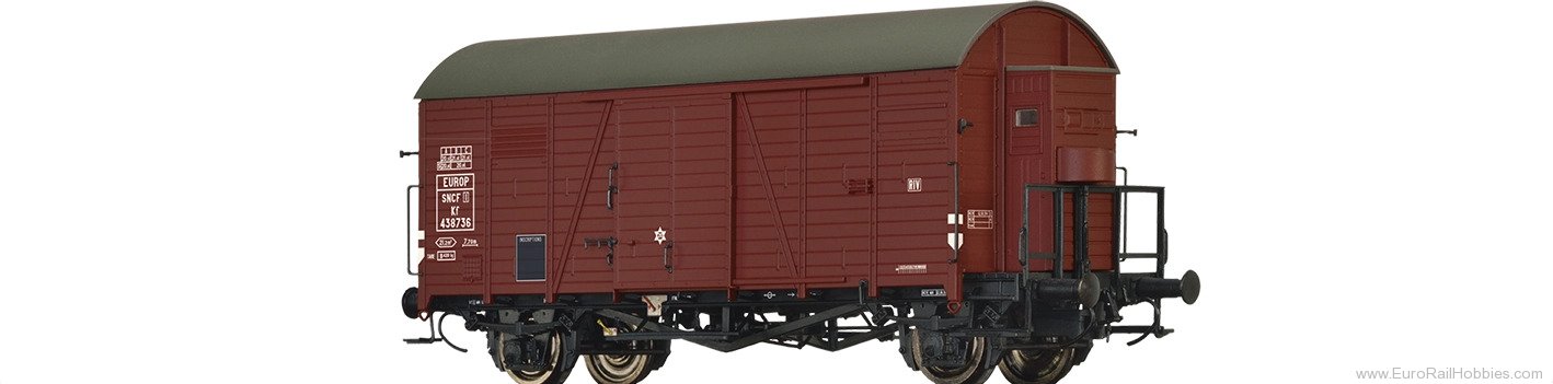 Brawa 50750 Covered Freight Car Kf SNCF