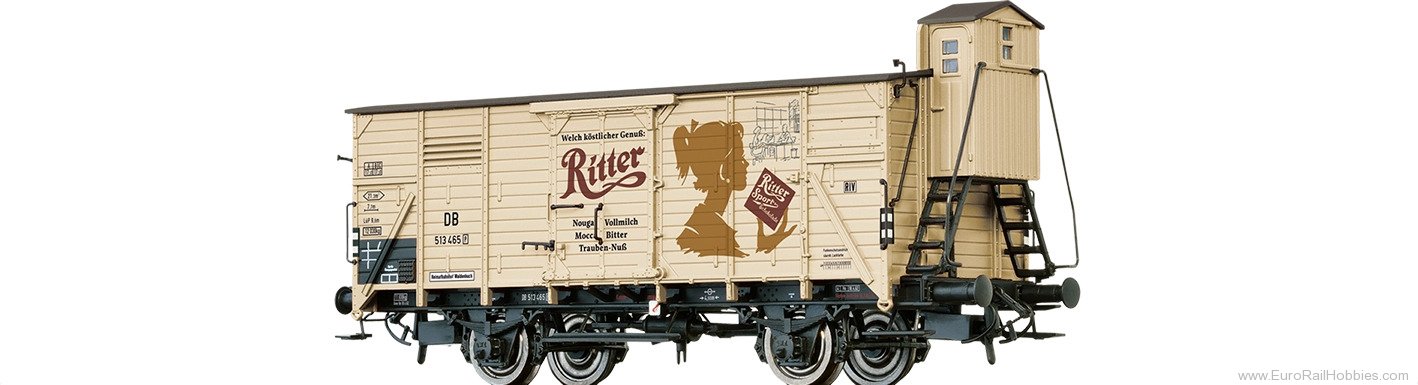 Brawa 50950 BRAWA DB Covered Freight Car G10 'Ritter Spor