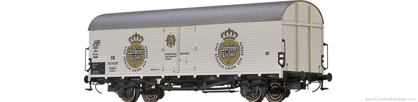 Brawa 50963 BRAWA DB Refrigerator Car Tnfhs38 'Warsteiner