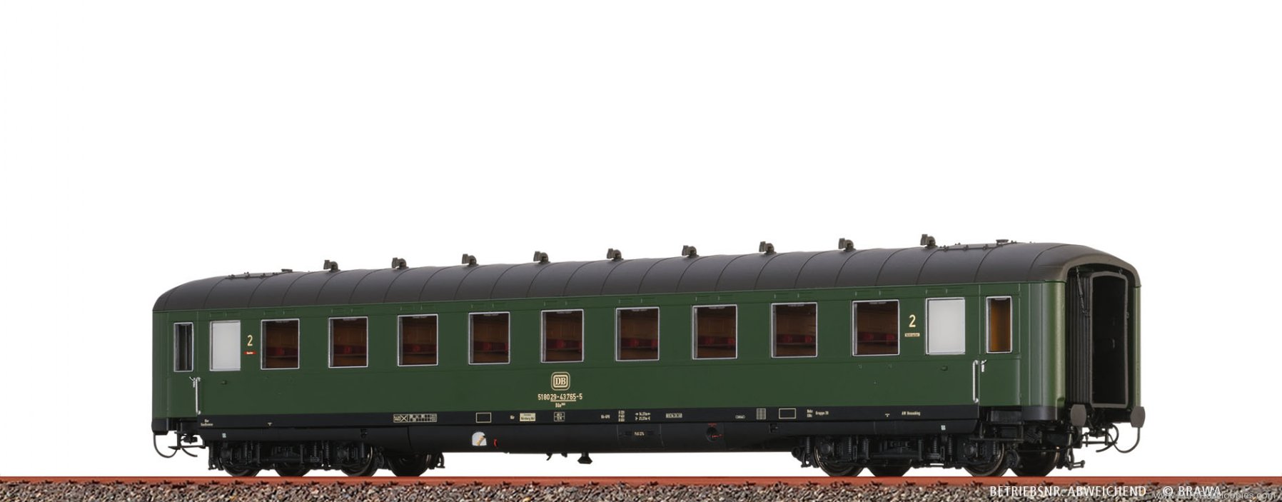 Brawa 51083 Passenger Coach BÃ¼e366 DB