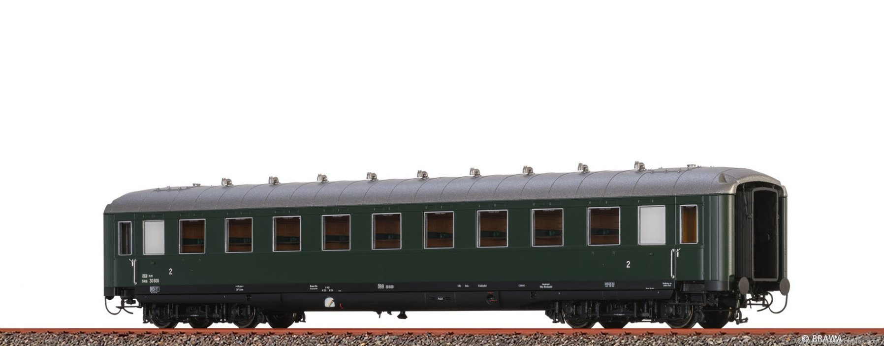 Brawa 51118 Passenger Coach B4Ã¼h Ã–BB