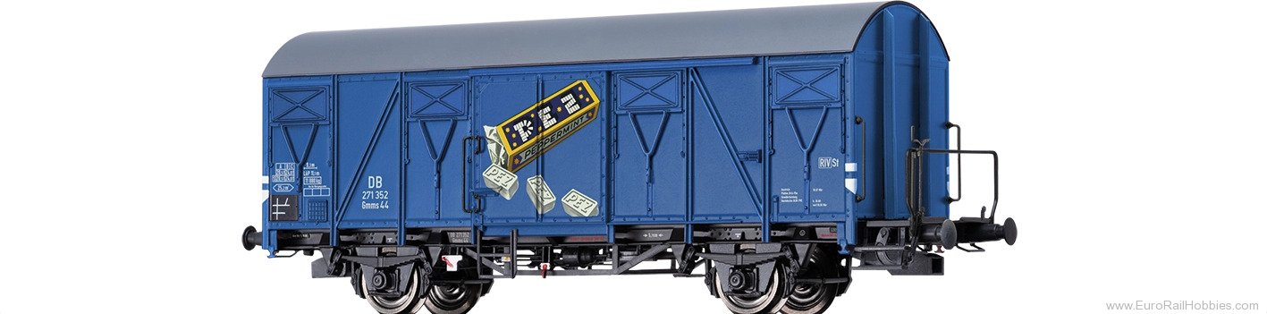 Brawa 51138 BRAWA Covered Freight Car Gmms44 'PEZ' DB