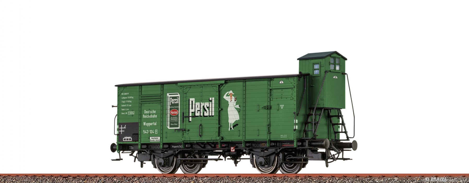 Brawa 51148 Brawa DRG H0 Covered Freight Car G10 'Persil'