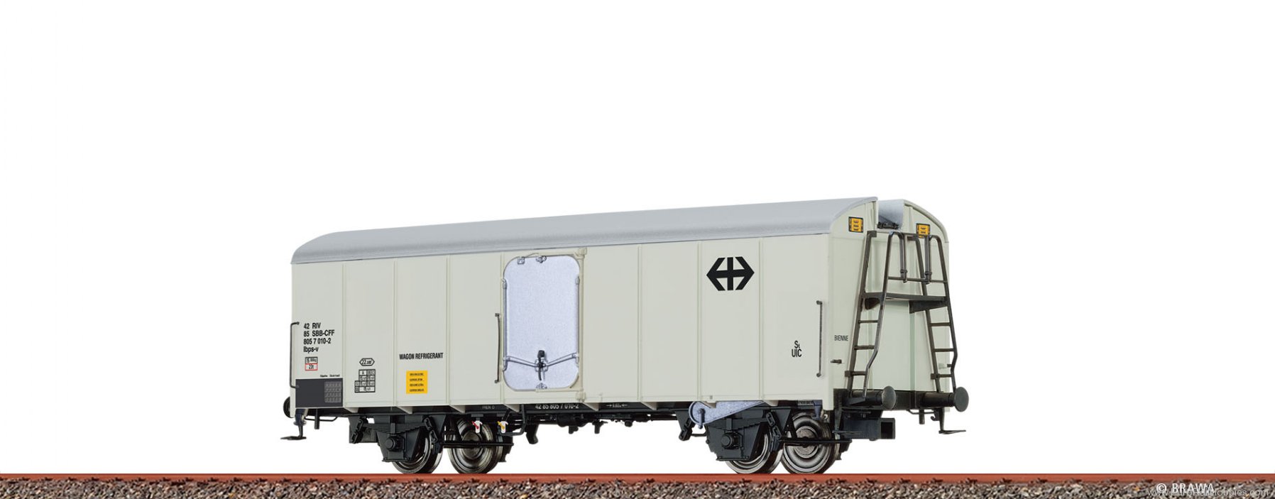 Brawa 51152 BRAWA  SBB Refrigerator Car Ibps-v 