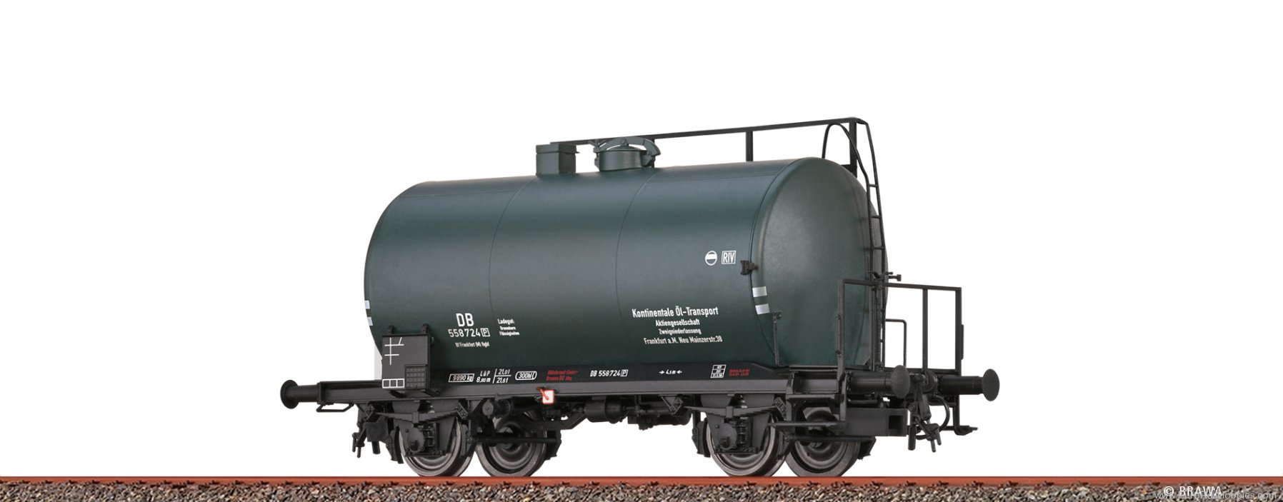 Brawa 51155 BRAWA DB Lightweight Tank Car Uerdingen Z [P]