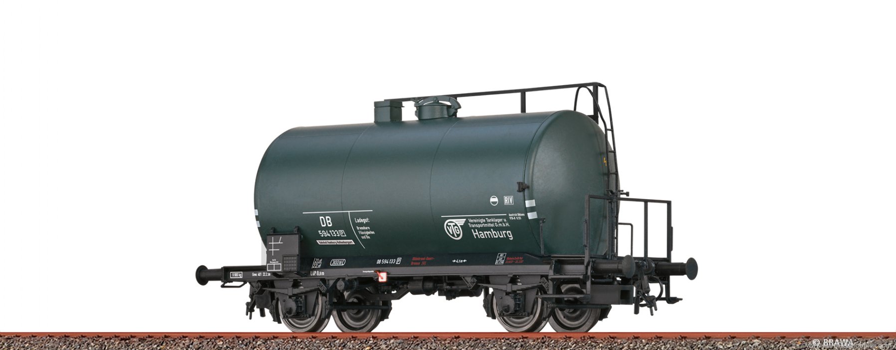 Brawa 51156 BRAWA DB Lightweight Tank Car Uerdingen Z [P]