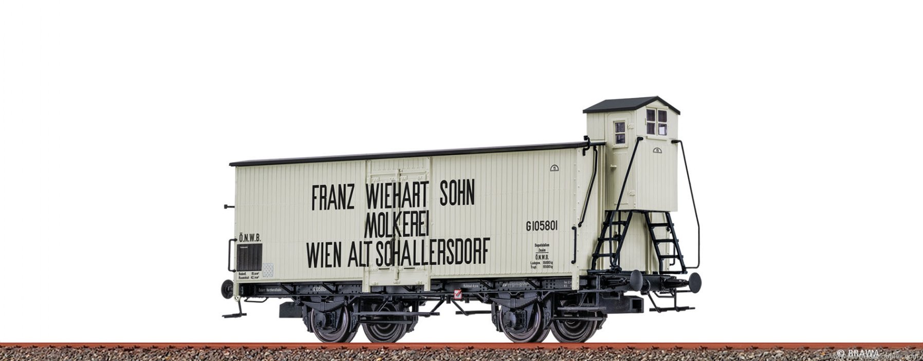 Brawa 51166 BRAWA  OBB Refrigerator Car 'Franz Wiehart So