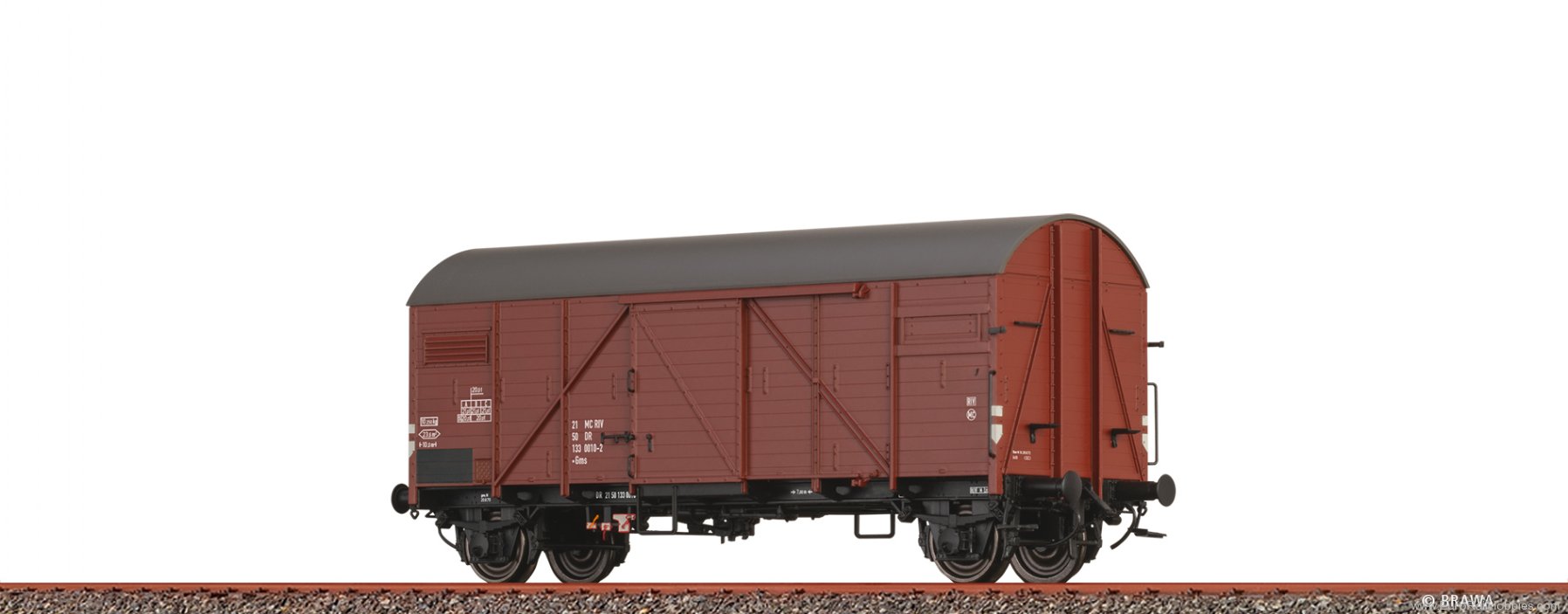 Brawa 51182 BRAWA DR Covered Freight Car Gms