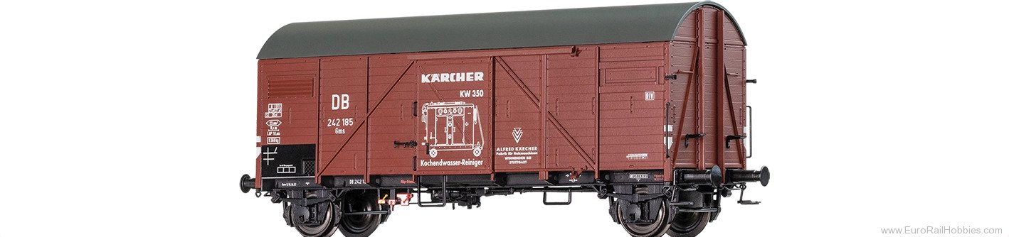 Brawa 51187 BRAWA Covered Freight Car Gms 'KÃ¤rcher' DB