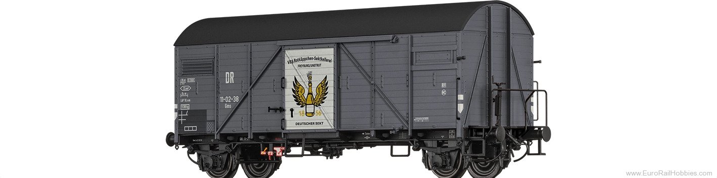 Brawa 51189 Brawa DR Covered Freight Car Gms 'Little Red 