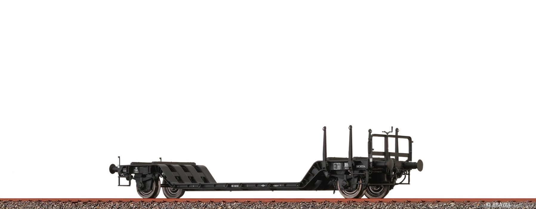 Brawa 51198 BRAWA NS Low-loader Freight Car Ld NS