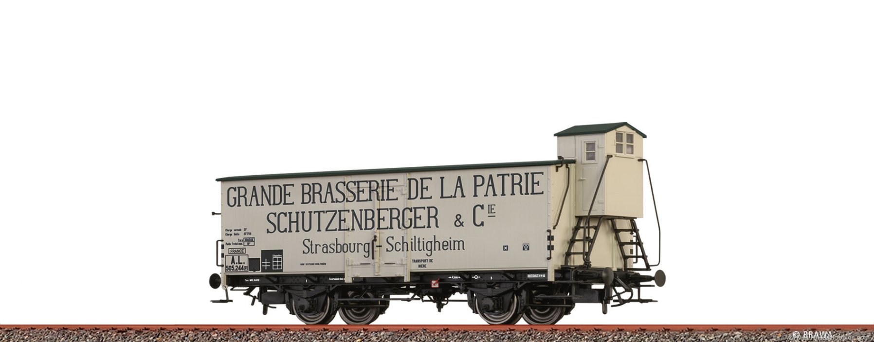 Brawa 51205 BRAWA  Beer Car 'Brasserie Schutzenberger' A.