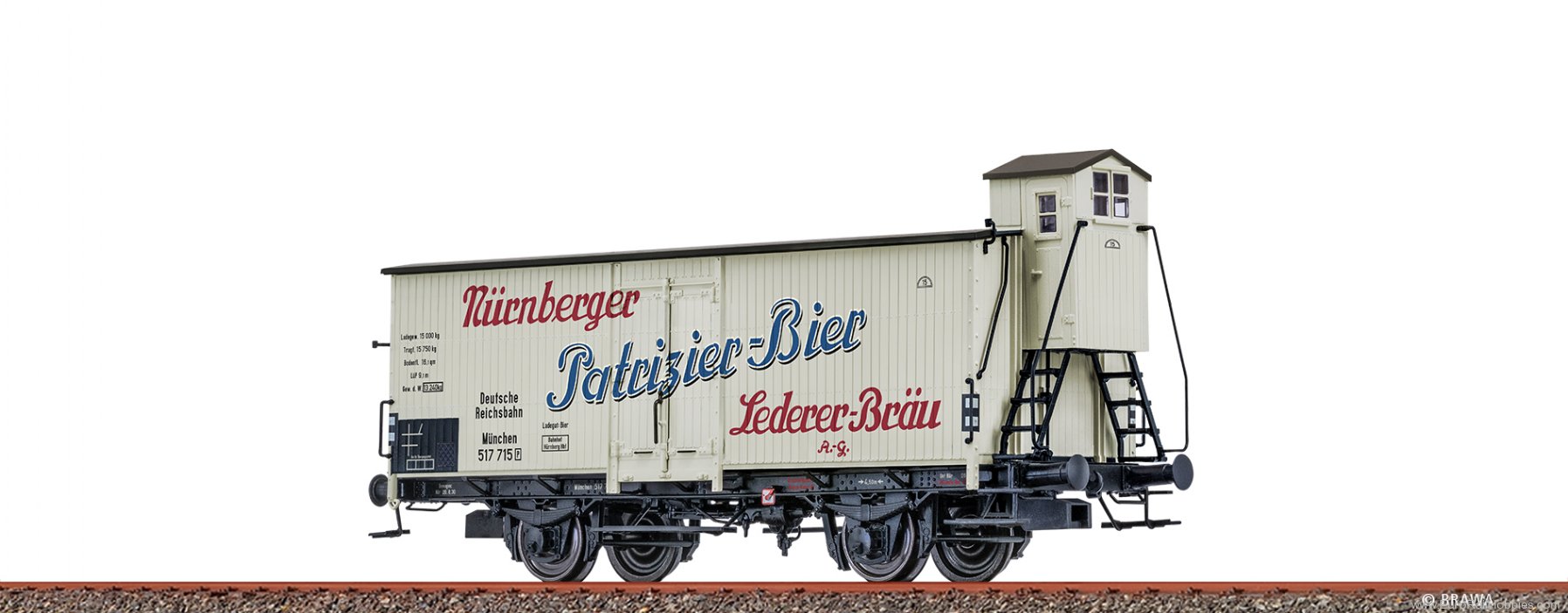 Brawa 51215 Brawa DRG Beer Car 'Patrizier-Bier'