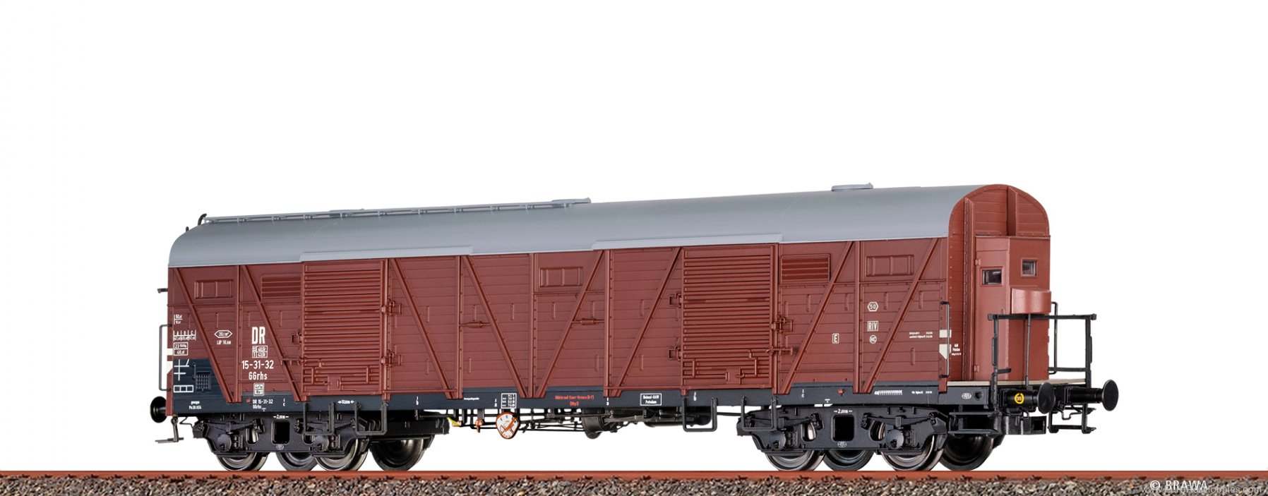 Brawa 51266 BRAWA DR Covered Freight Car GGrhs