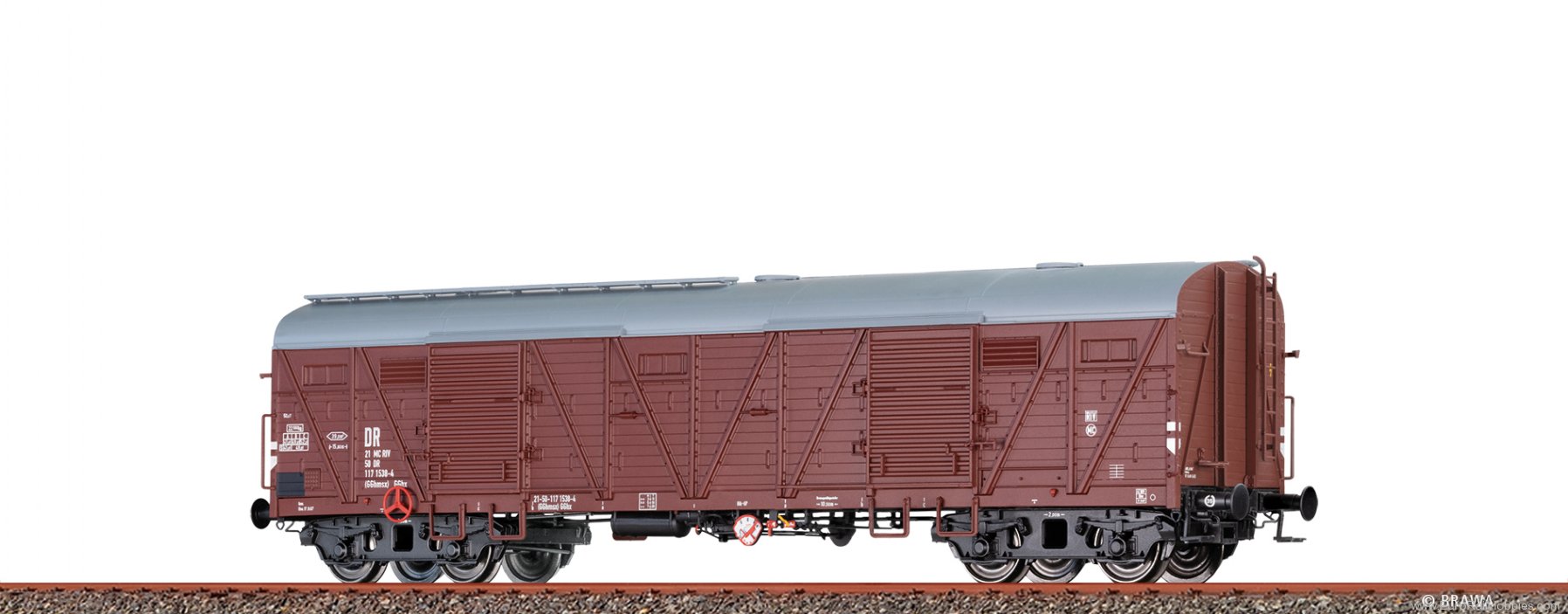 Brawa 51267 BRAWA DR Covered Freight Car GGrhs