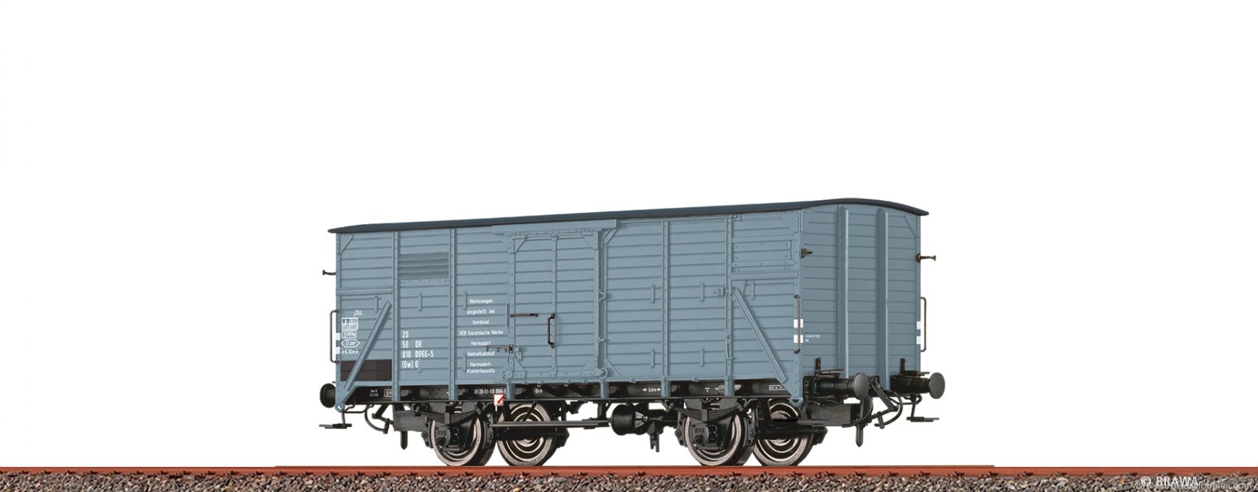 Brawa 51311 BRAWA  Covered Freight Car (Gw) G 'Werkswagen