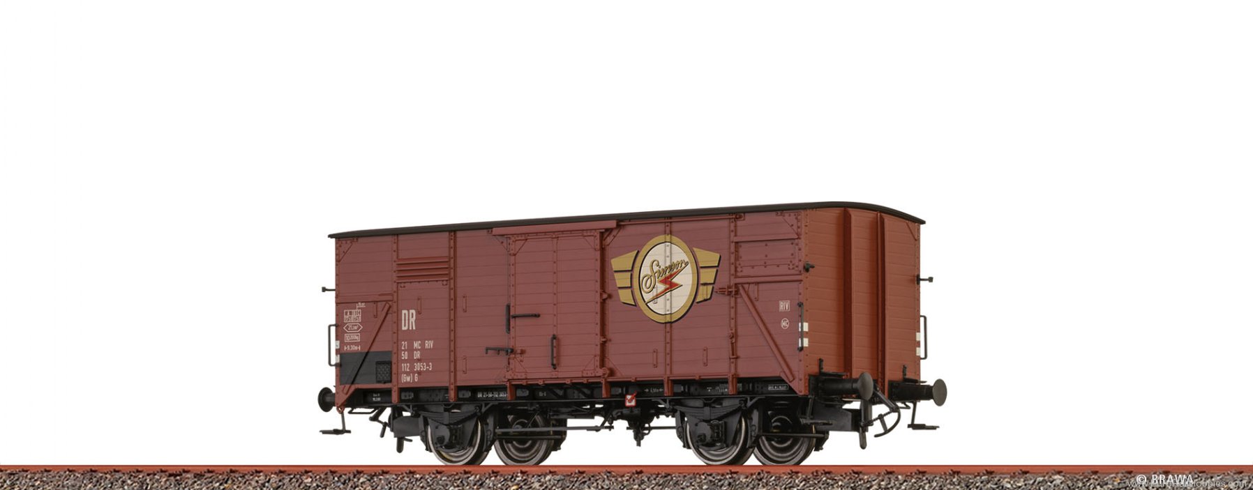 Brawa 51312 BRAWA  Covered Freight Car (Gw) G 'Simson' DR