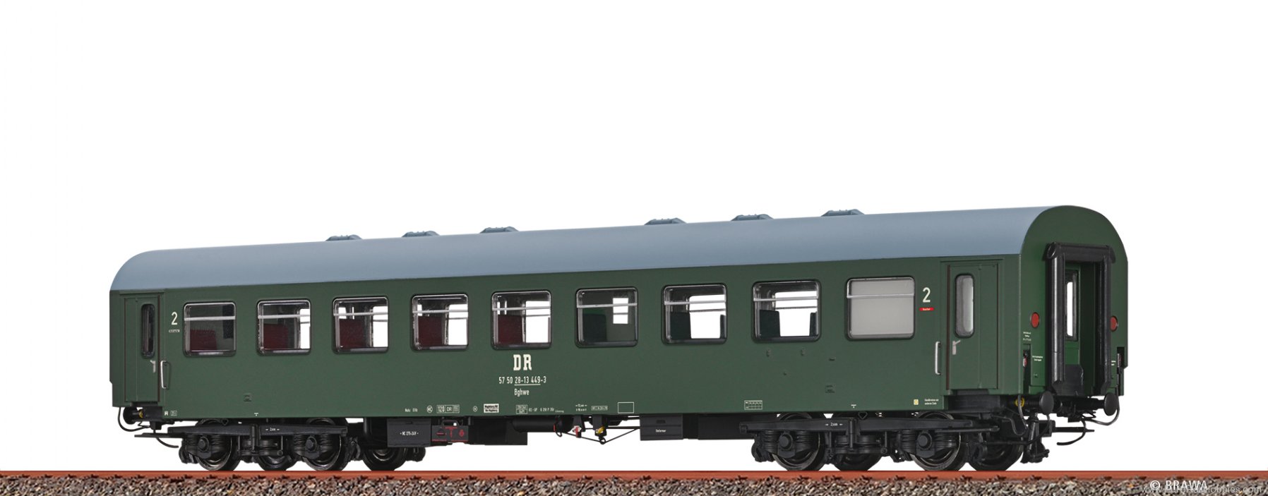 Brawa 51321 BRAWA DR Passenger Coach Bghwe