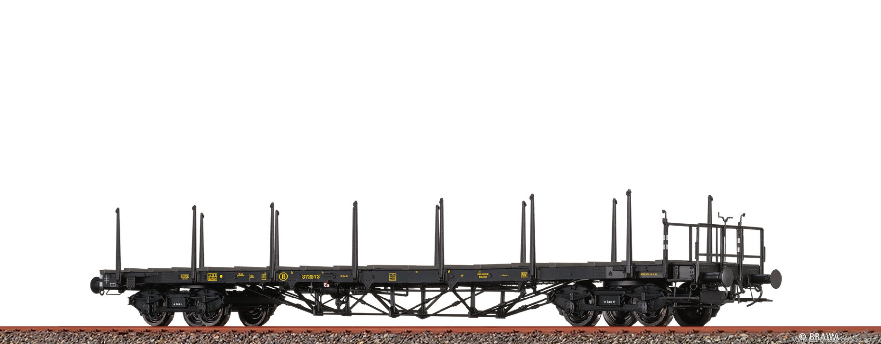 Brawa 51344 BRAWA SNCB Heavy Duty Freight Car SSl