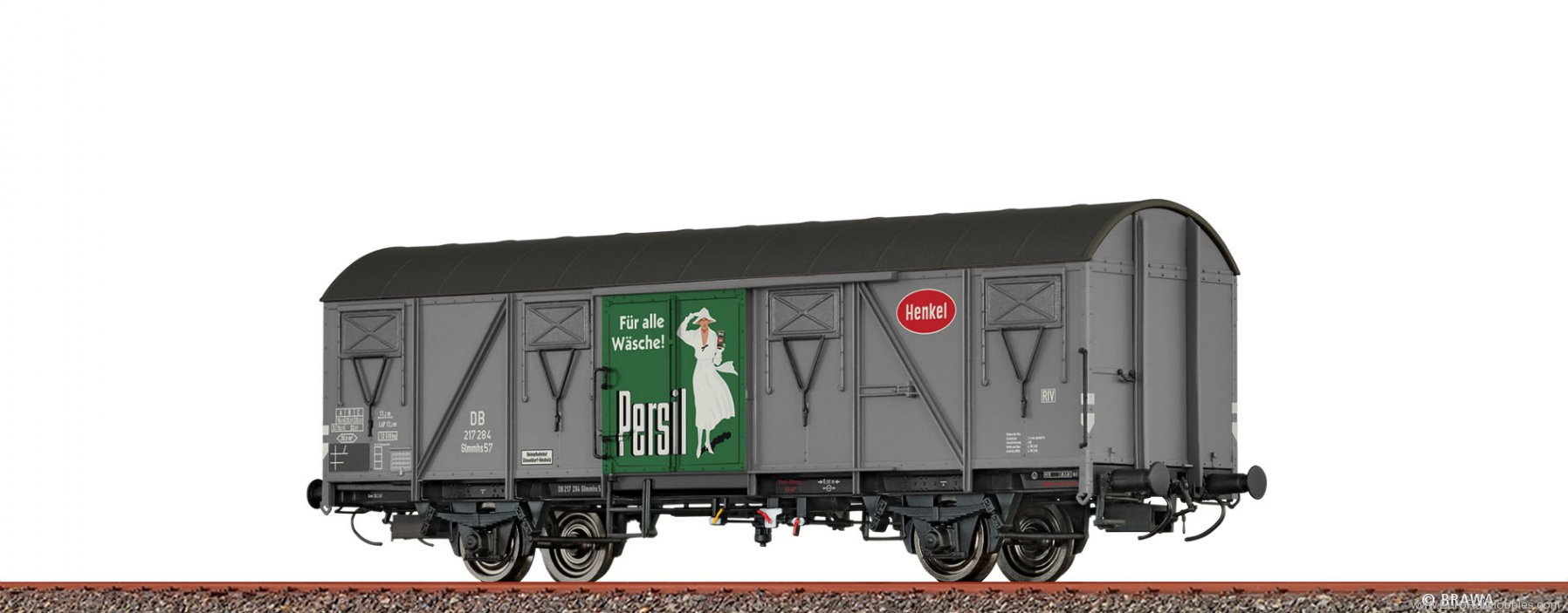 Brawa 51354 BRAWA DB Covered Freight Car Glmmhs57 'Persil