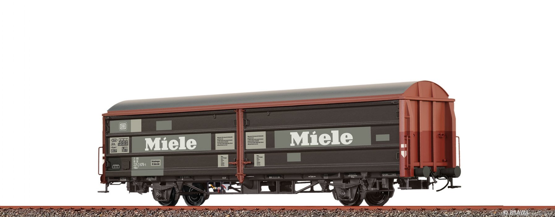 Brawa 51358 BRAWA DB Sliding Wall Car Hbis299 'Miele' 