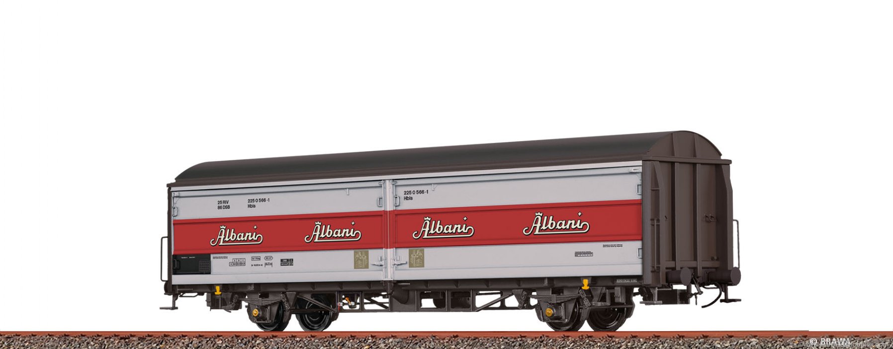 Brawa 51361 BRAWA DSB Sliding Wall Car 'Albani'