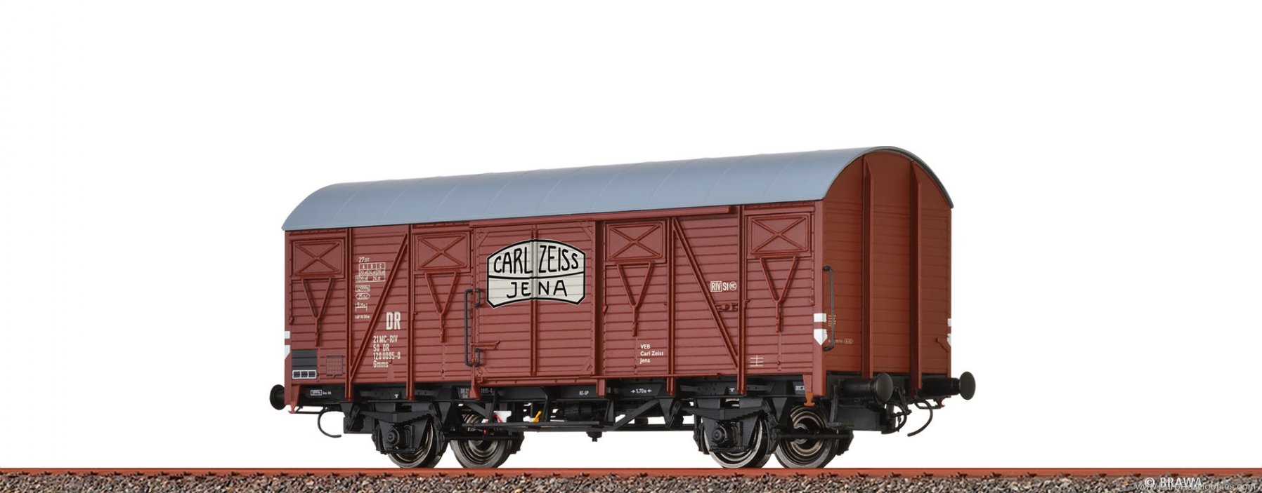 Brawa 51367 BRAWA DR Covered Freight Car Gmms 'Carl Zeiss