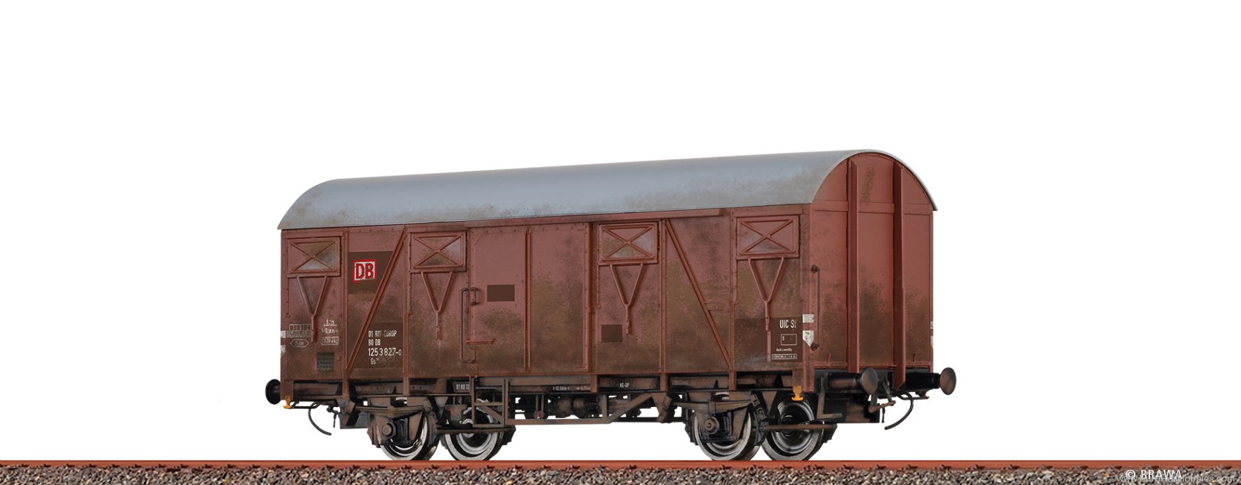 Brawa 51374 Brawa DB AG Covered Freight Car Gs212 (Weathe