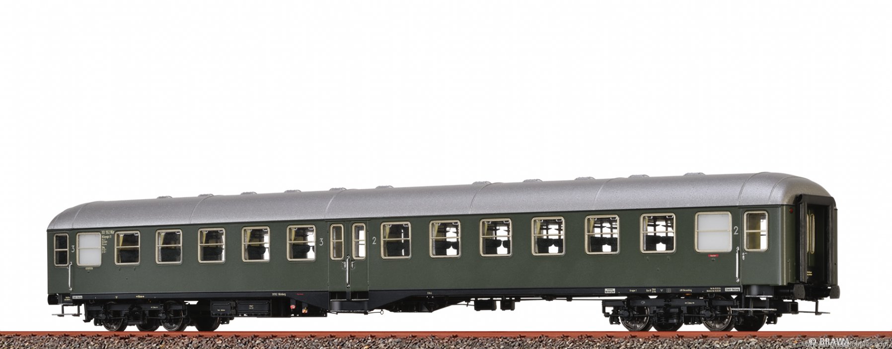 Brawa 58106 Passenger Coach BCymgb-51 Deutsche Bundesbahn