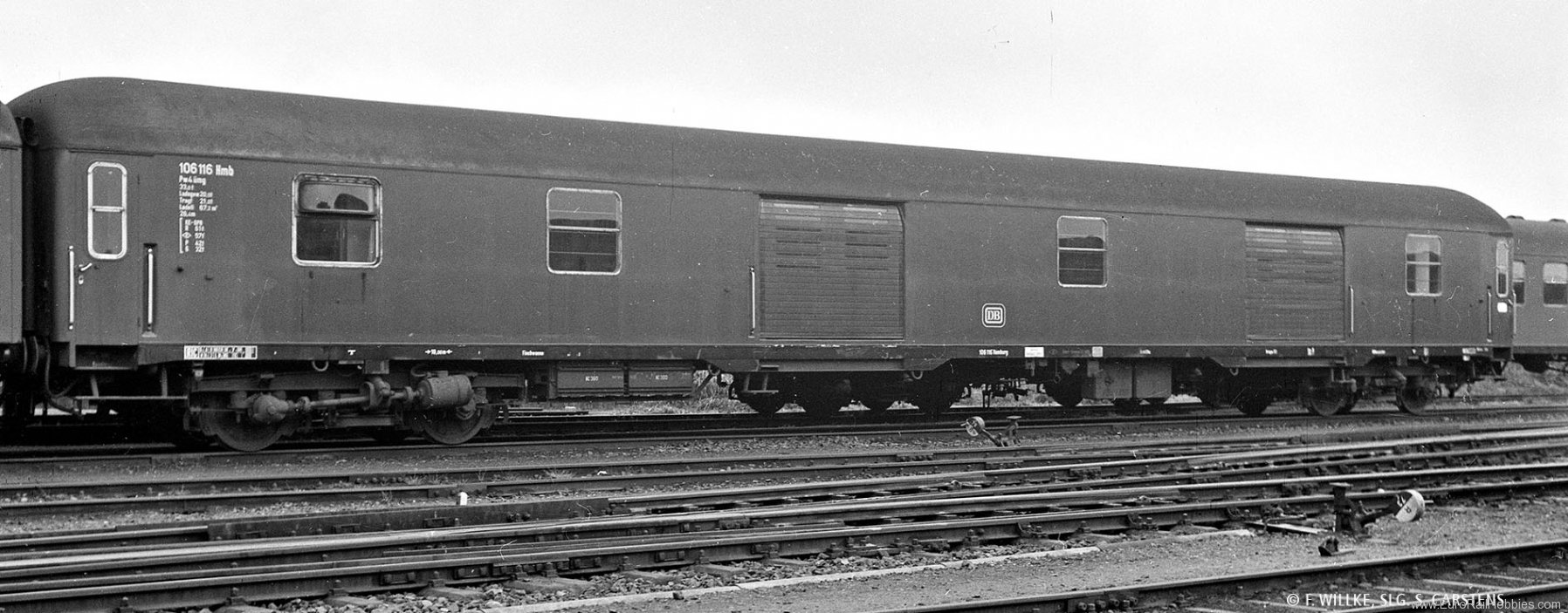 Brawa 58126 Luggage Car Pw4Ã¼mg-60 DB(DC Analog Version