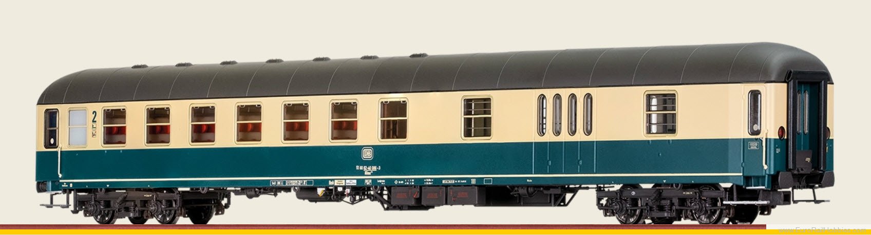 Brawa 58153 Half Luggage Car BDm272 DB  (Marklin AC w/LED