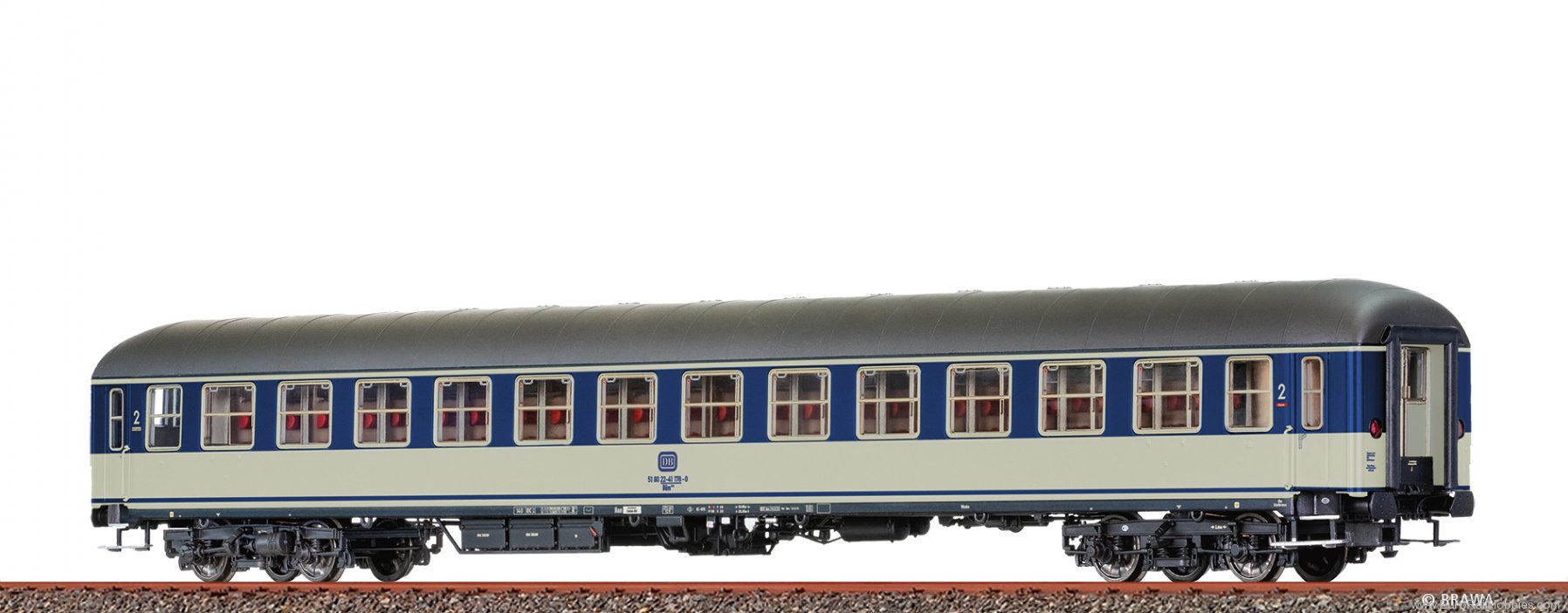 Brawa 58190 BRAWA DB Express Train Coach BÃ¼m234 (LED)