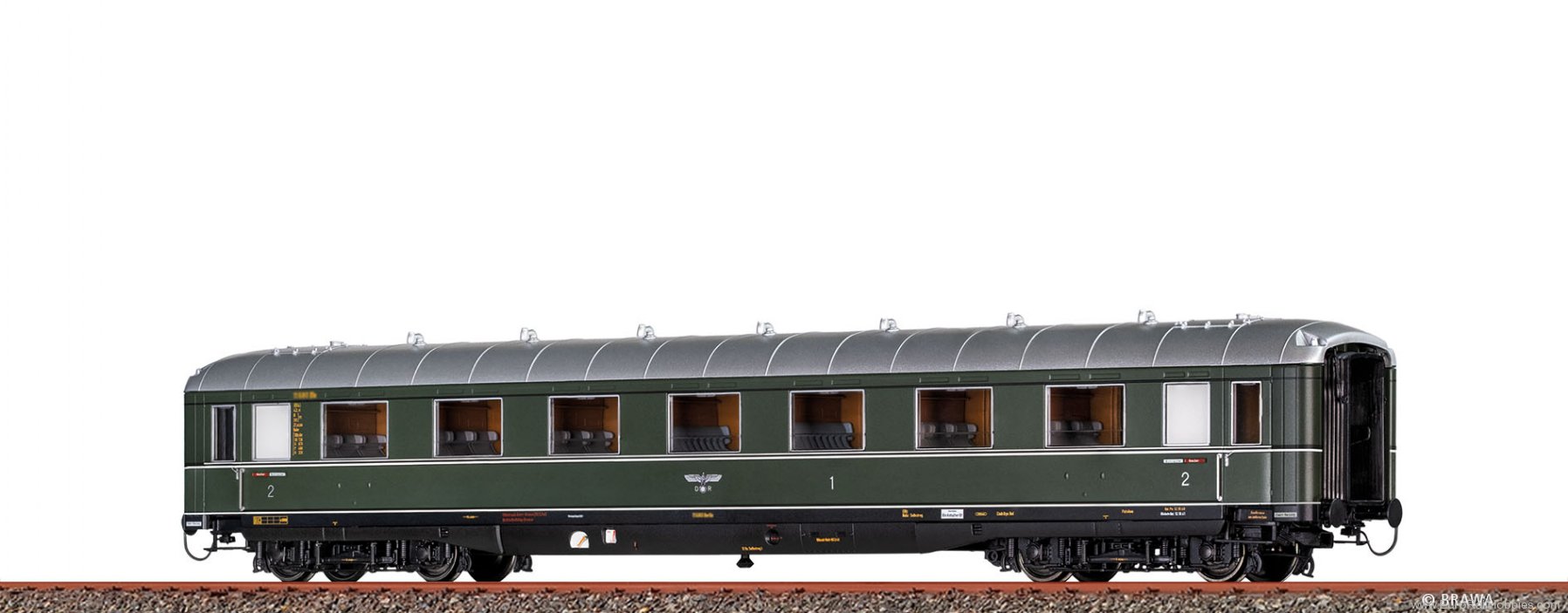 Brawa 58194 BRAWA  DRG Passenger Coach AB4Ã¼-38 (LED)